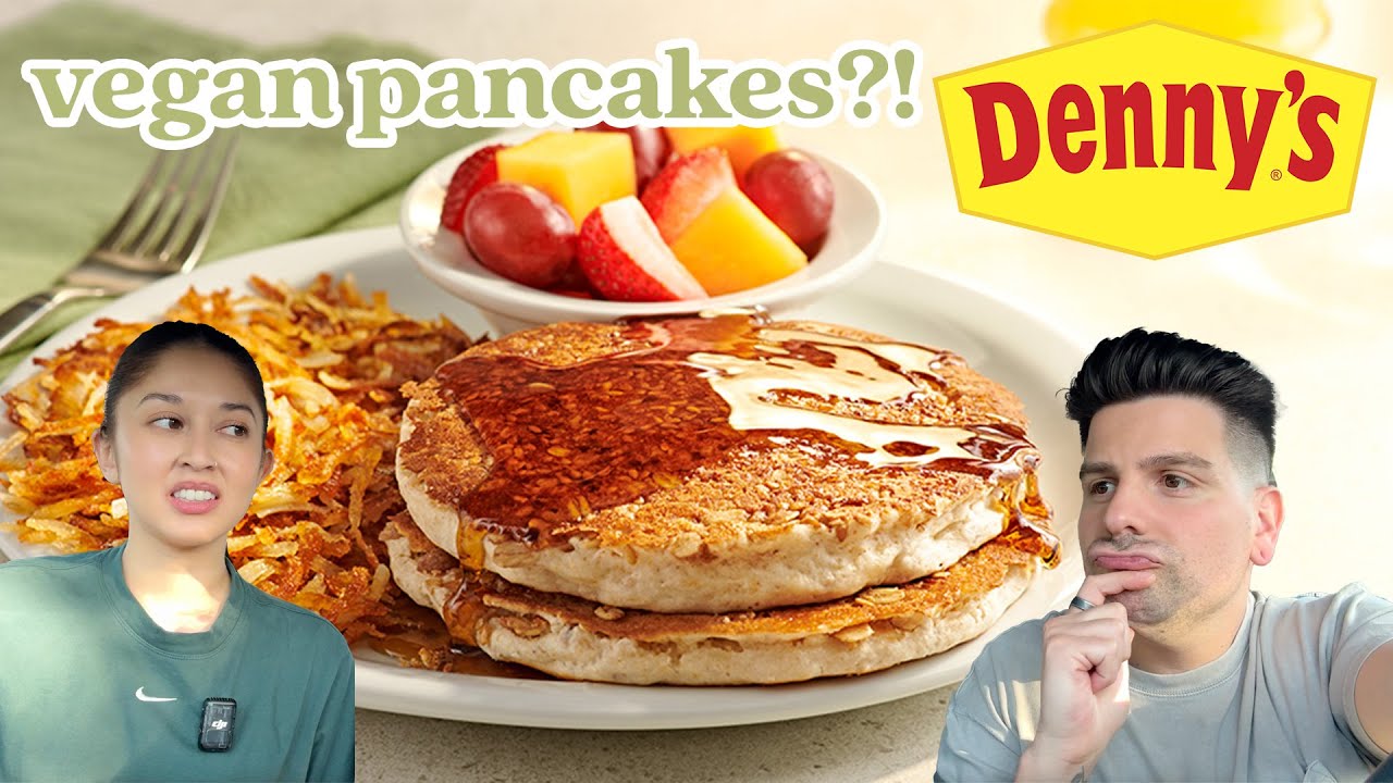 Denny's Now Serves Vegan Pancakes?! 🤯 🥞 (Taste Test)