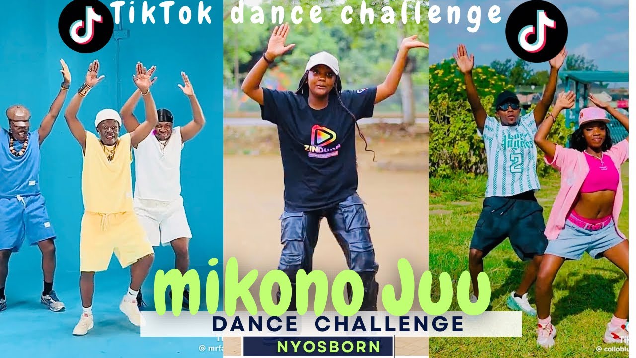 MIKONO JUU BY IYANII DANCE CHALLENGE #iyanii #dancechallenge 