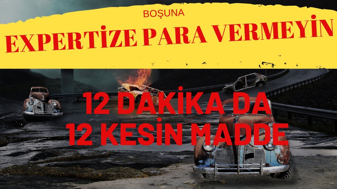 KAZA BOYA DEĞİŞEN VAR MI ? GÖZÜNÜZ VE ELİNİZ İLE ANLAYIN