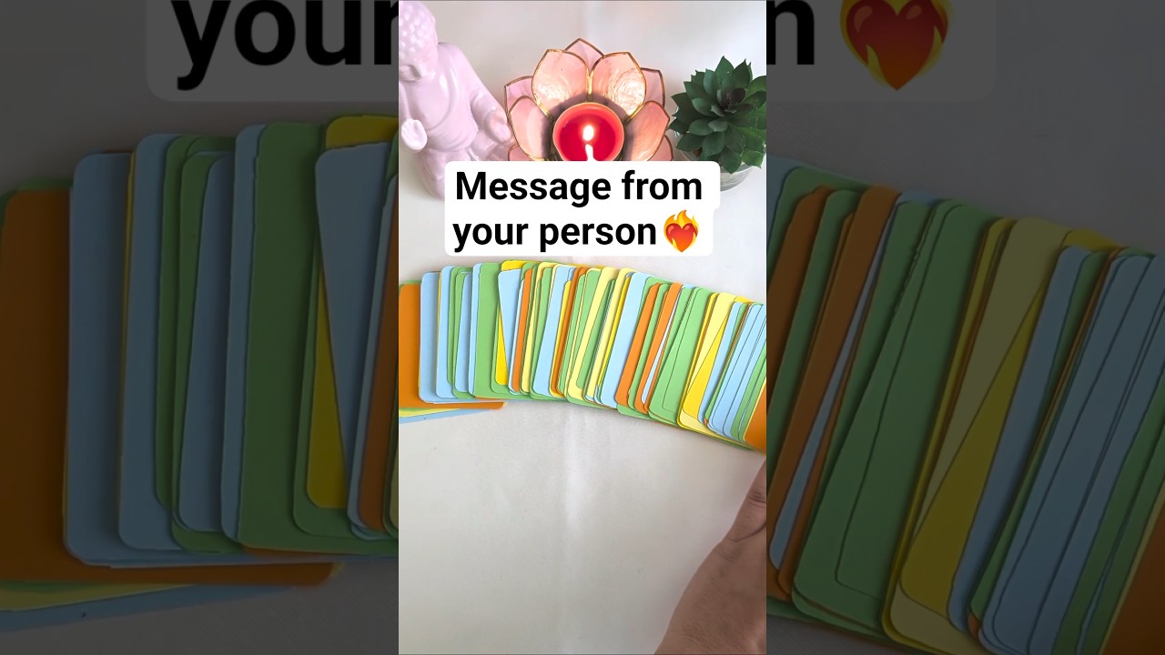 Message from your person ❤️&zwj;🔥 #shorts #tarotreading #lovetarotreading