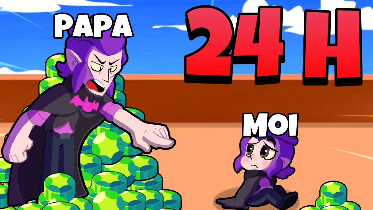Mon PÈRE CONTRÔLE mon COMPTES BRAWL STARS pendant 24H ! (J’ai souffert 🥲)