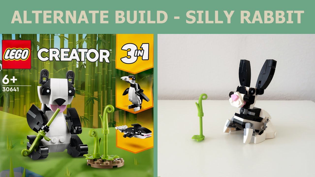 ALTERNATE BUILD || LEGO Creator 30641 – SILLY RABBIT by jheewee