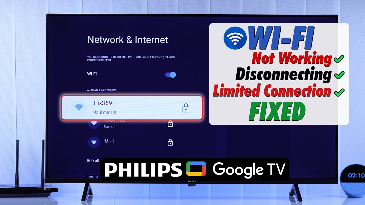 Fix- Philips Google TV Wi-Fi Not Working!