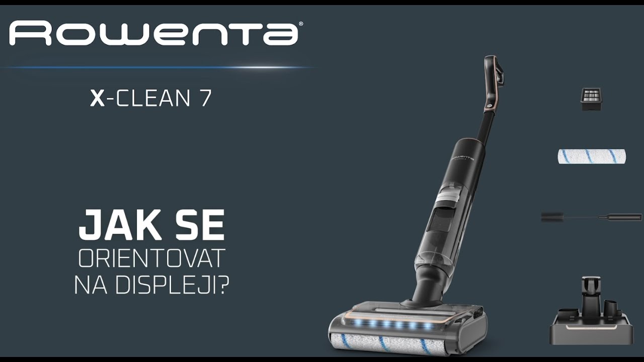 (CZ) Rowenta X-Clean 7 GZ5736E0/GZ5735E0 — КАК ОРИЕНТИРОВАТЬ ДИСПЛЕЙ?