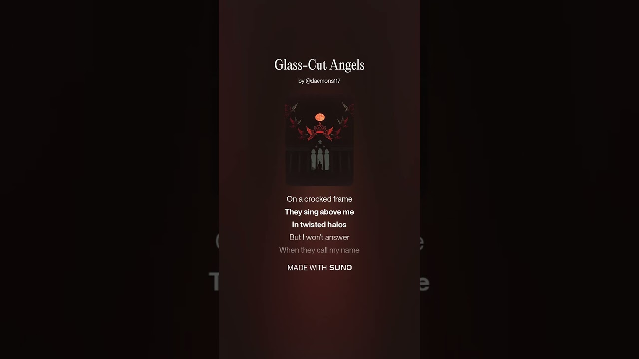 Glass cut angels