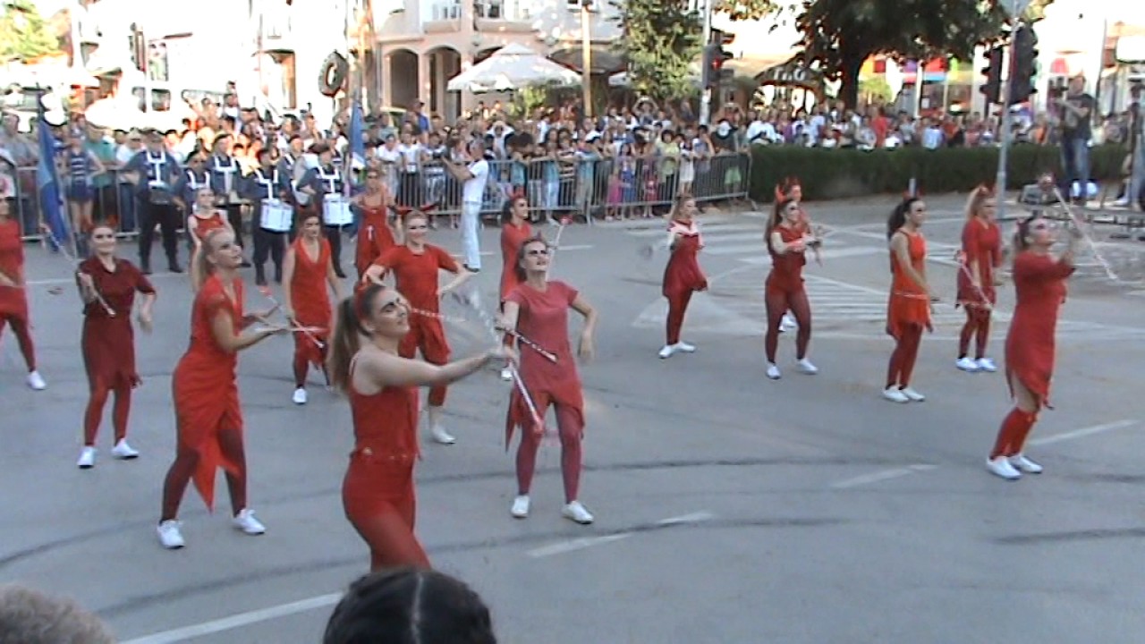 Zagrebačke mažoretkinje - nastup na Karnevalu cveća 2017