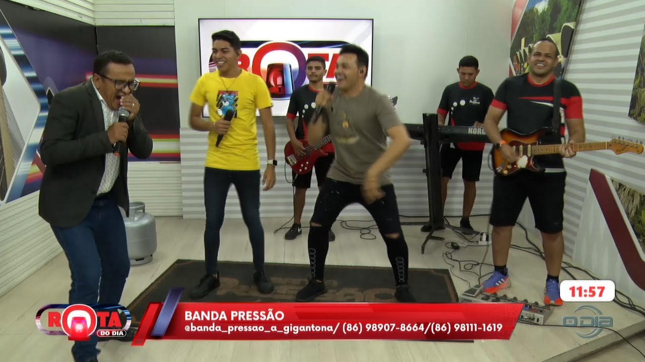 Banda Pressão anima o programa Rota do Dia 05 09 2025