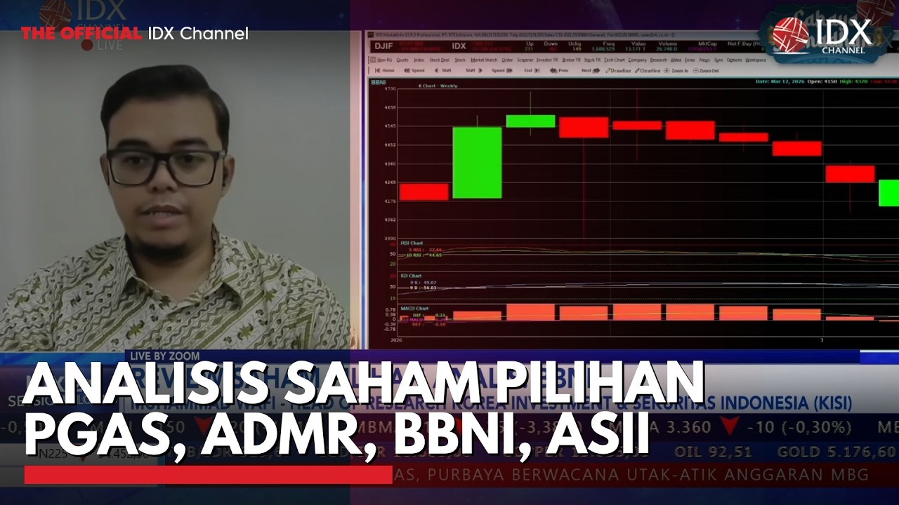 Analisis Saham Pilihan PGAS, ADMR, BBNI, ASII | 2ND SESSION CLOSING