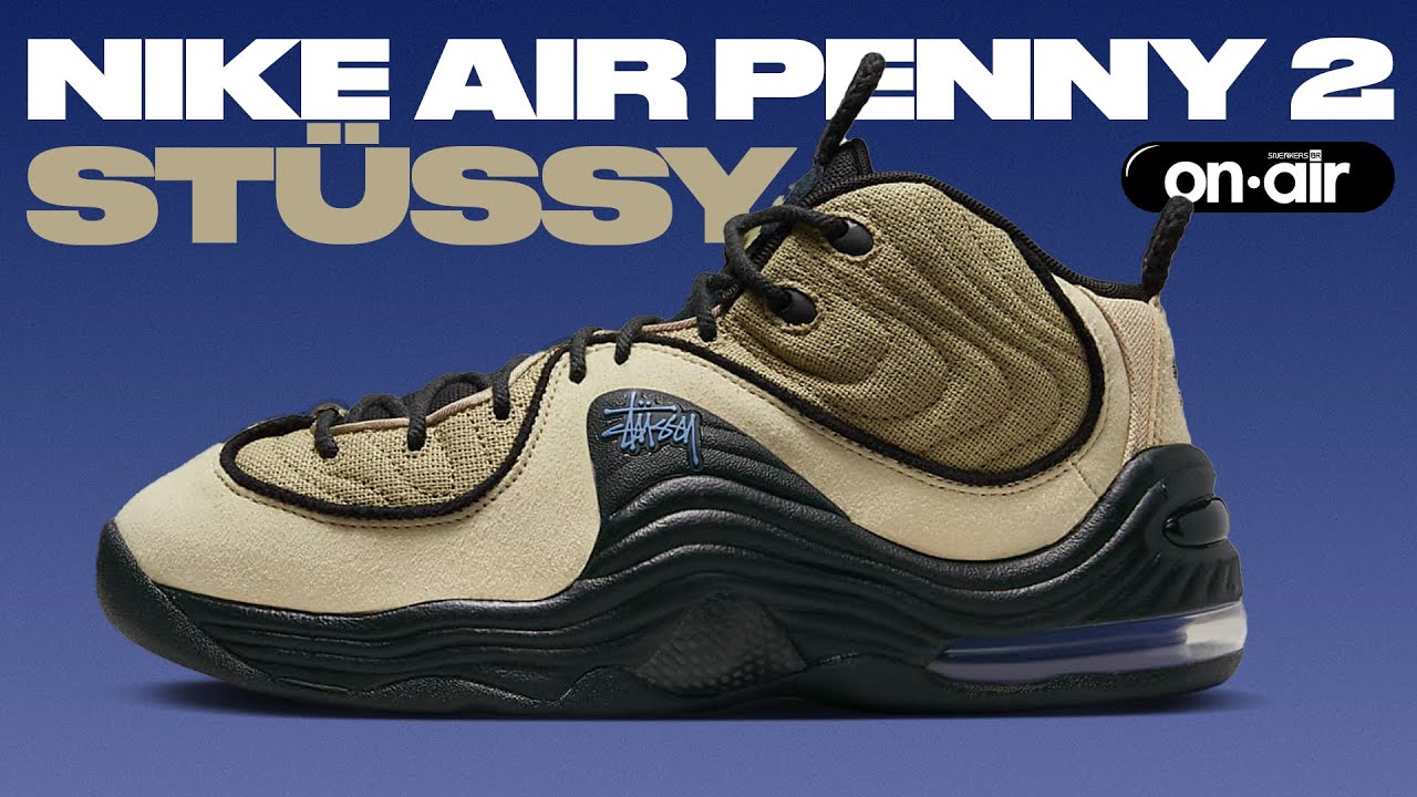 STÜSSY E NIKE APAIXONADAS PELO CÂNHAMO | UNBOXING+REVIEW NIKE AIR PENNY 2 X STÜSSY