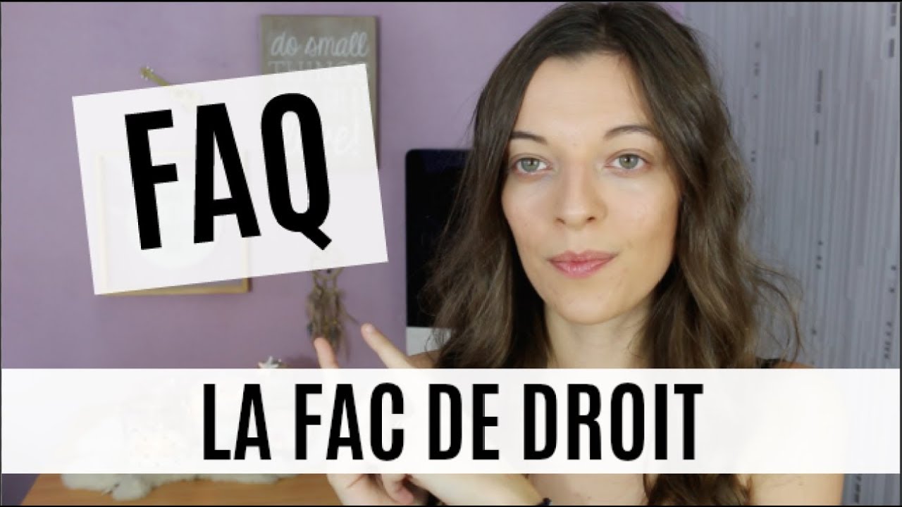 La Fac de Droit ► VOS QUESTIONS / FAQ 🎓