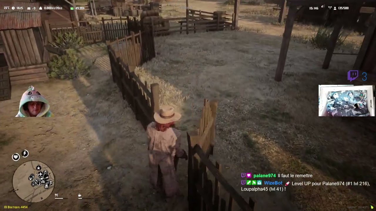 le retour de madame boulette sur le RP de Red Dead Redemption II
