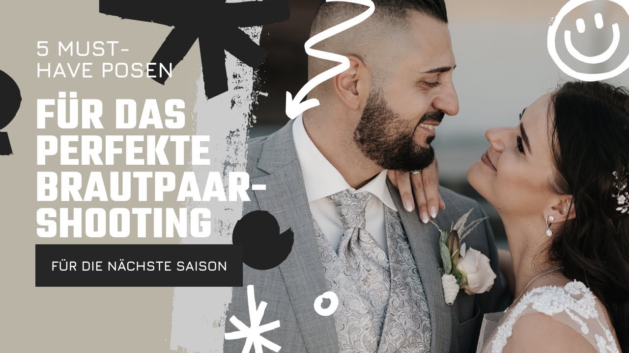 5 Must-Have Posen für das perfekte Brautpaar-Fotoshooting