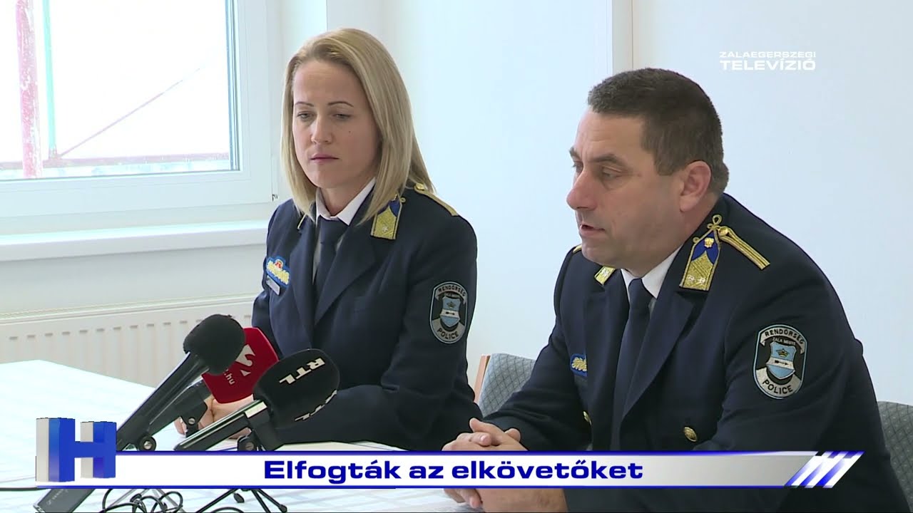 Elfogták az elkövetőket – ZTV Híradó 2023-01-13