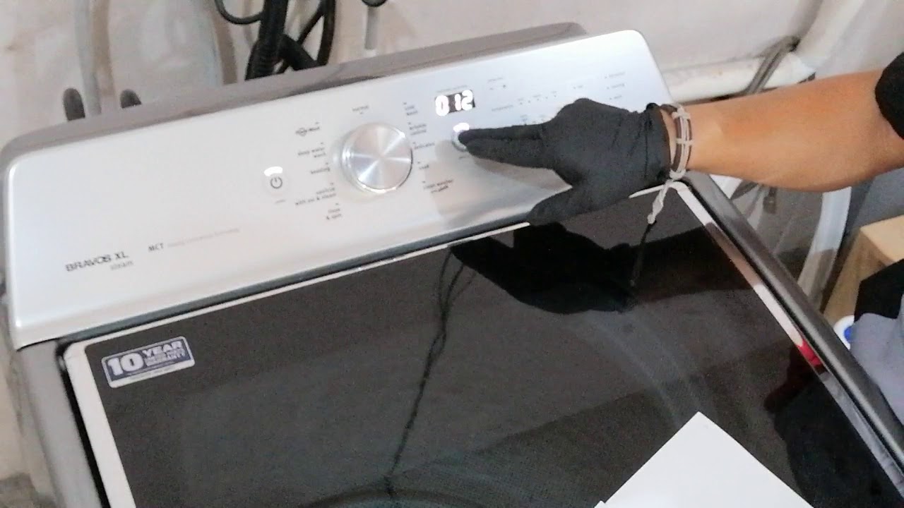 Lavadora maytag bravos touch modo de diagnóstico modo de servicio