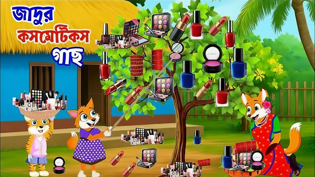 জাদুর কসমেটিক্স গাছ | Jadur cosmetics | Bangla cartoon | Rupkothar golpo | Fox Cartoon | cartoon
