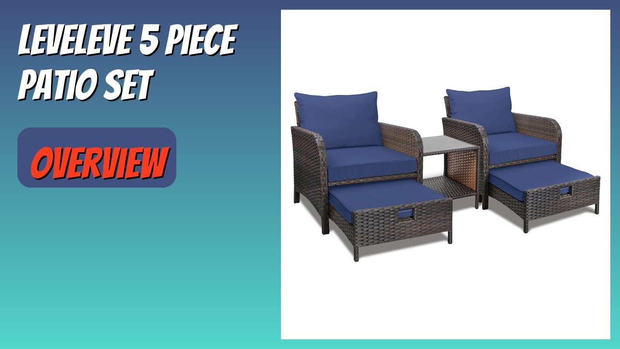 REVIEW (2026): LEVELEVE 5 Piece Patio Set. Features