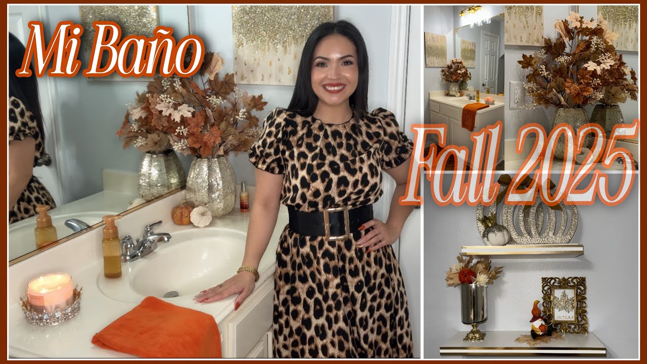 Nueva Decoración Otoño 2025 🍁 Como decorar el baño para Otoño 
