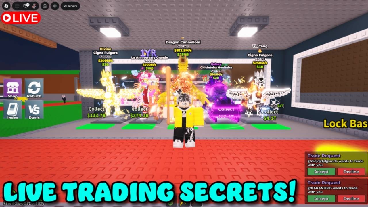 Live Trading in Steal A Brainrot (SAB TRADING LIVE ) | Roblox