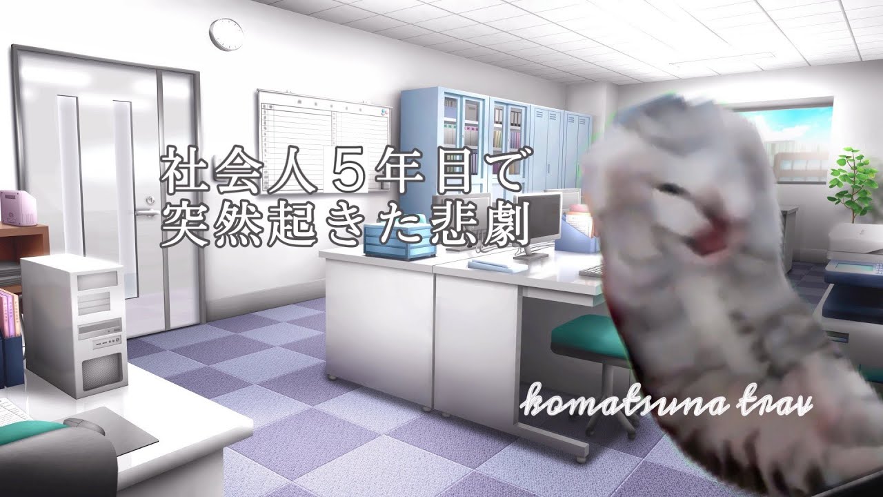 【猫ミーム】月残業約100時間時代(ITエンジニア)〜社会人５年目の悲劇編〜 #猫マニ