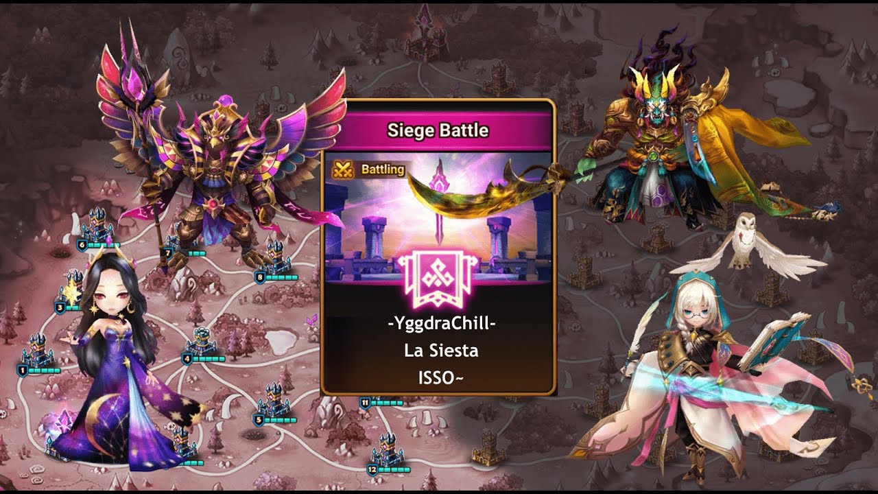 Pourquoi est-ce que j'écoute encore les infos de mes guildies ? - Siege Battle vs La Siesta et IṨṨΘ⇜