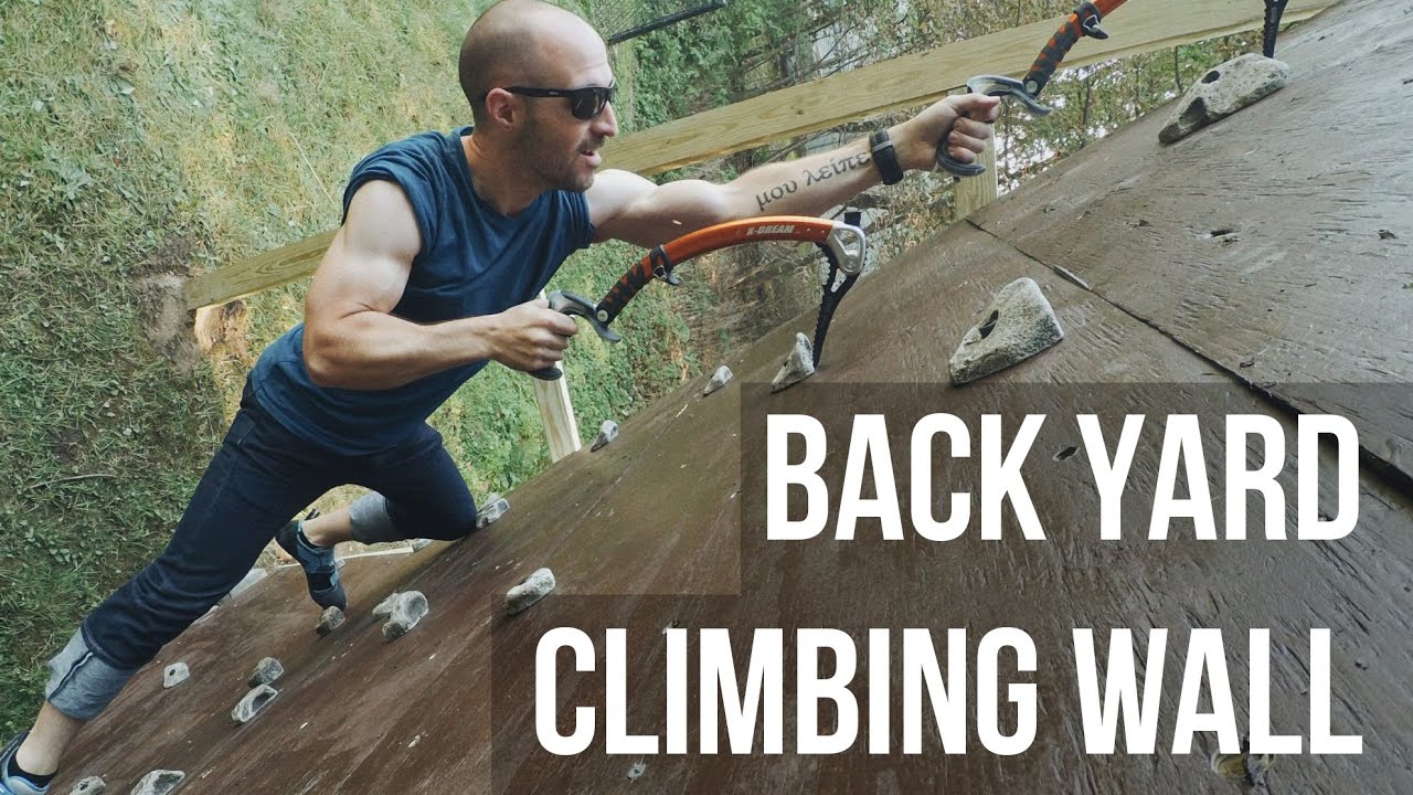 How to Build an Outdoor Rock Climbing Wall