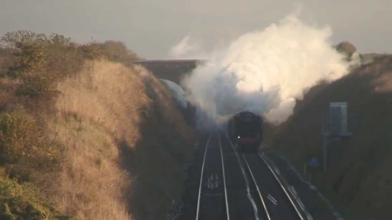 steam train at speed # 195