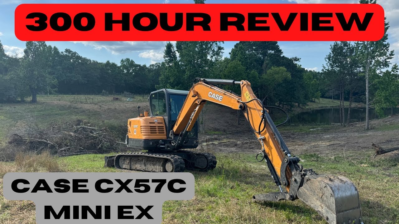 300 hour review on the Case CX57C mini excavator