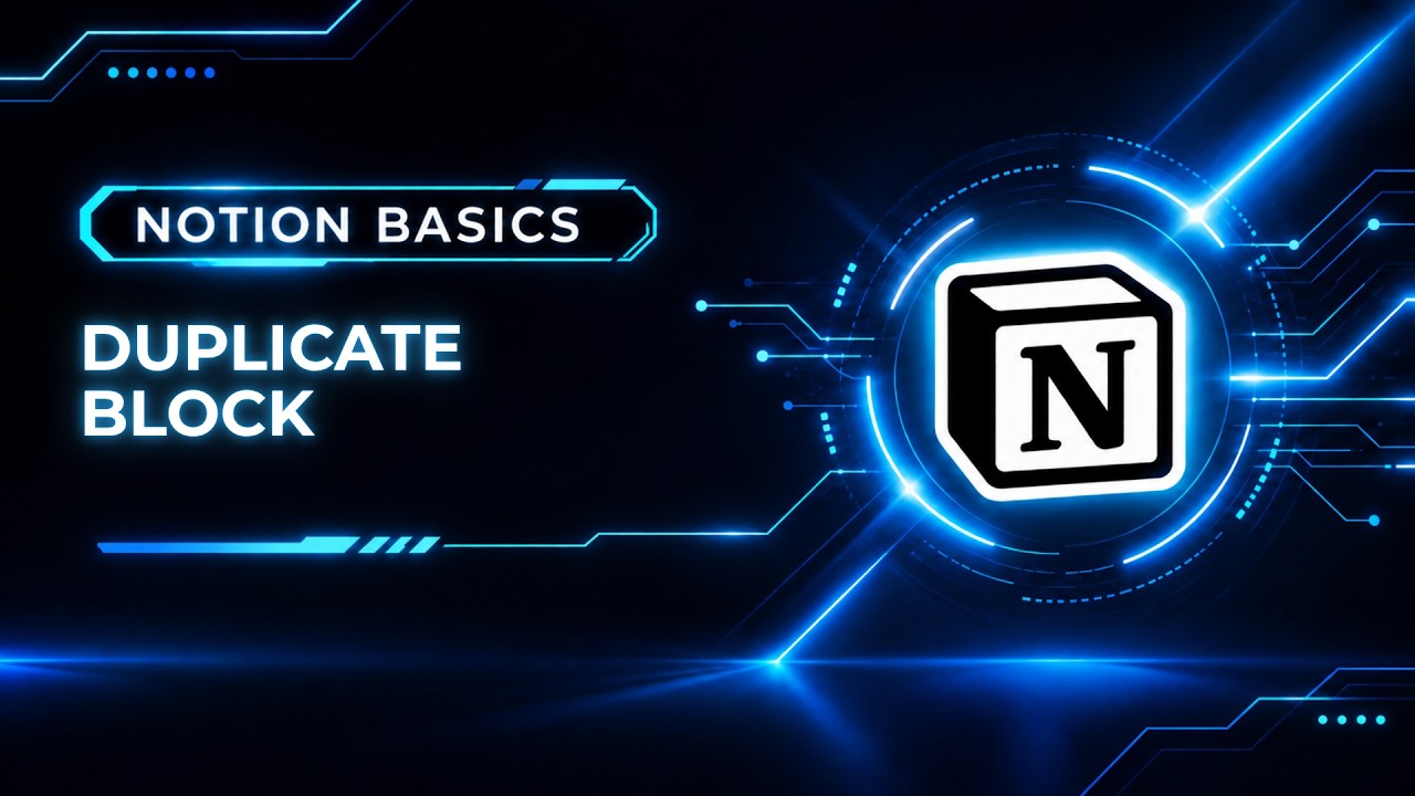 How to Duplicate a Block in Notion