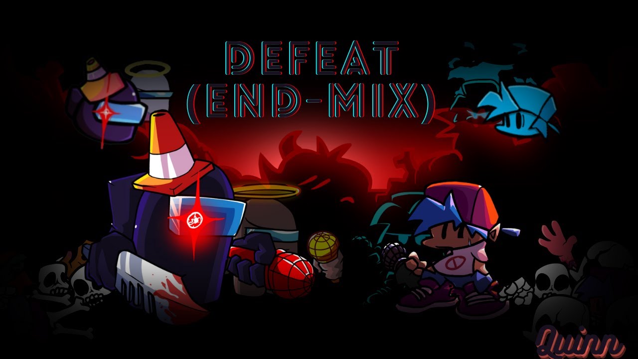Defeat(end-mix) but edited | FNF Vs Imposter Getaway