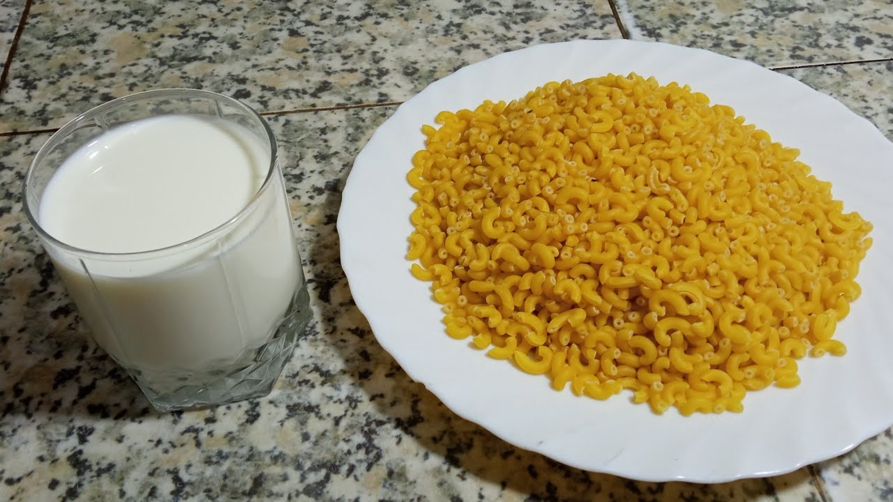 مقرونية بالحليب