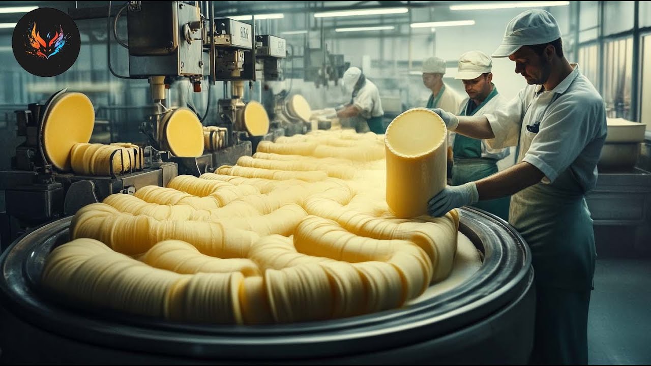 How Traditional French Butter Is Made - French Butter Factory Process