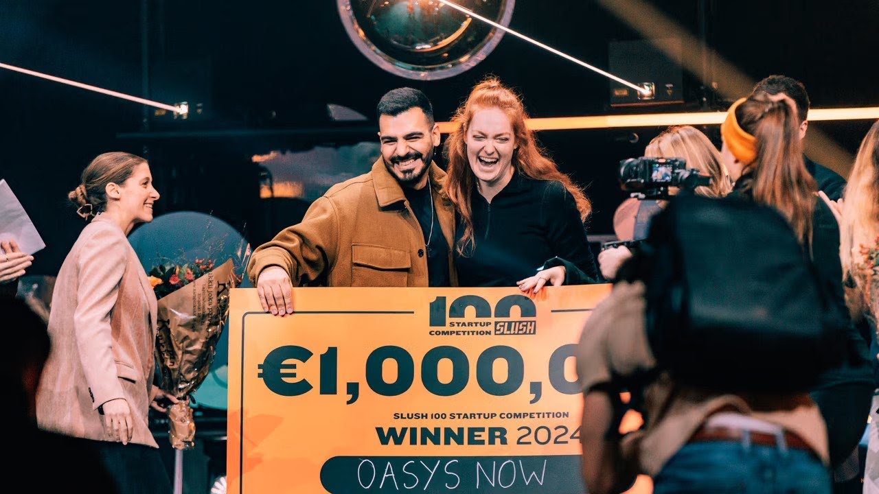 OASYS NOW winner of Slush 100 - Finals 2024