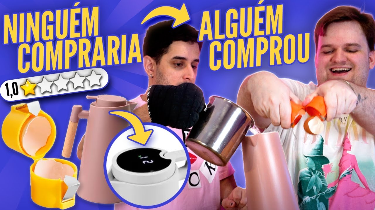 Produtos INÚTEIS que NINGUÉM COMPRARIA mas NÓS COMPRAMOS #13