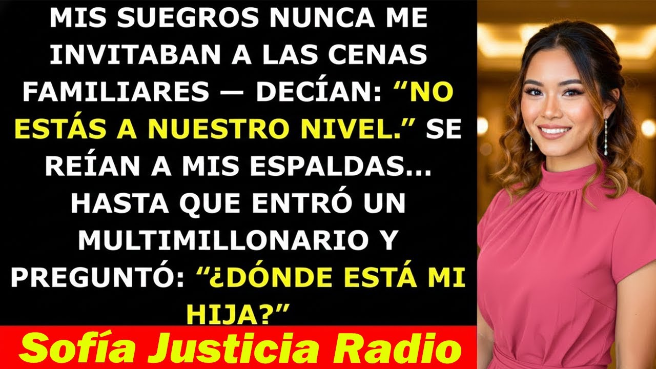 Mis Suegros Dijeron Que No Estaba a Su Nivel — Hasta Que Entró un Multimillonario y Se Callaron