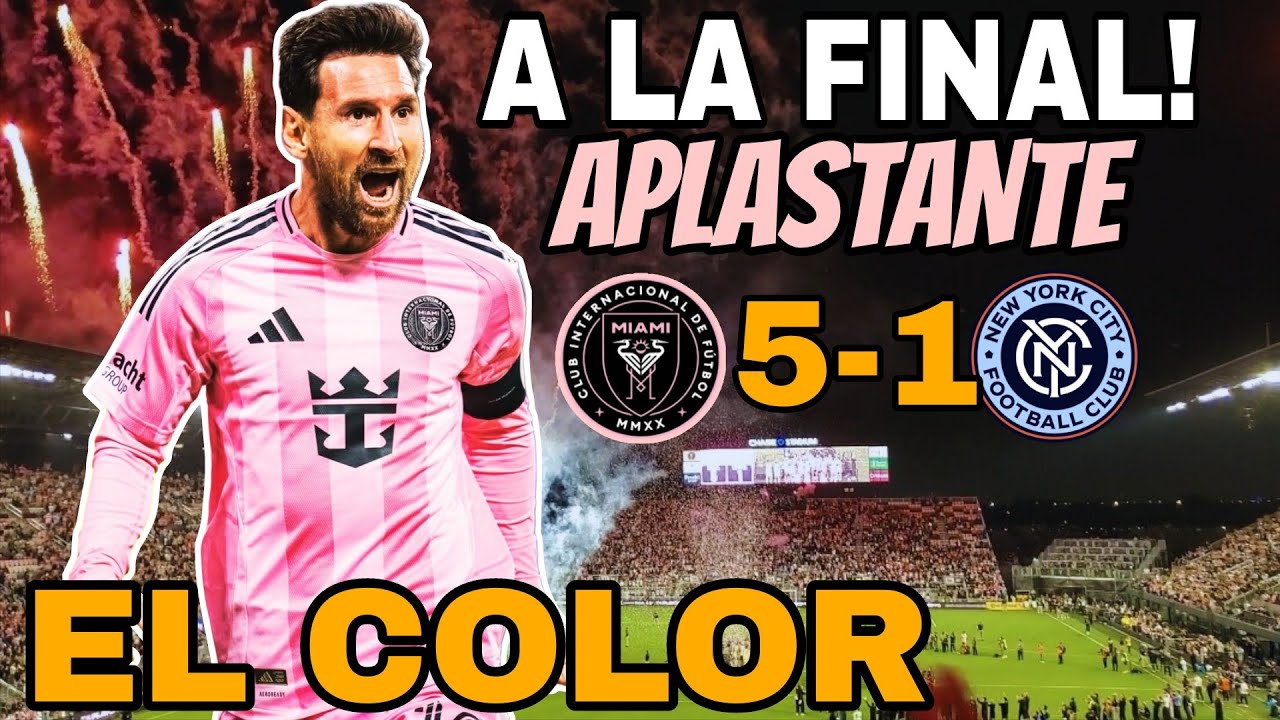 MESSI y el Inter Miami golean y APLASTAN al New York City 5-1 