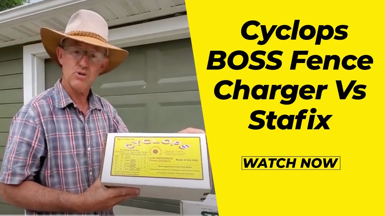 Electric Fence Charger Review. Cyclops VS Stafix