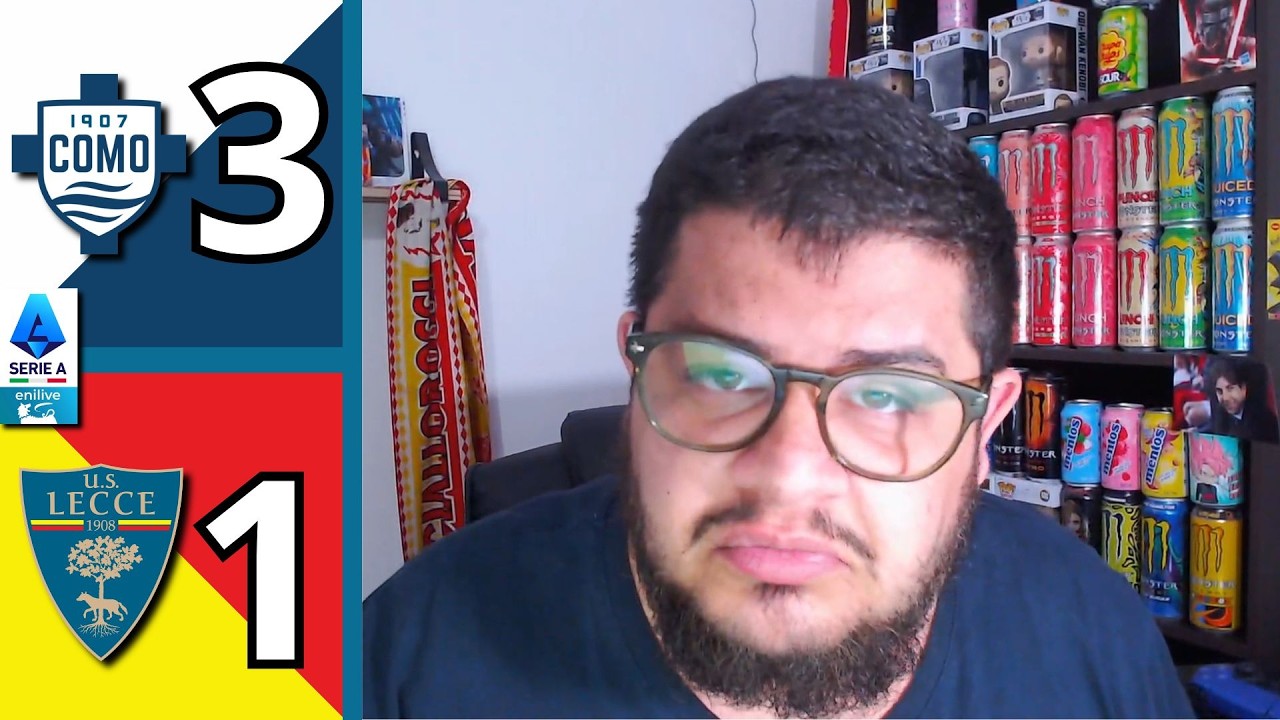 COMO 3-1 LECCE | LEZIONE DI CALCIO SUL LAGO 💛❤️ SERIE A 25/26