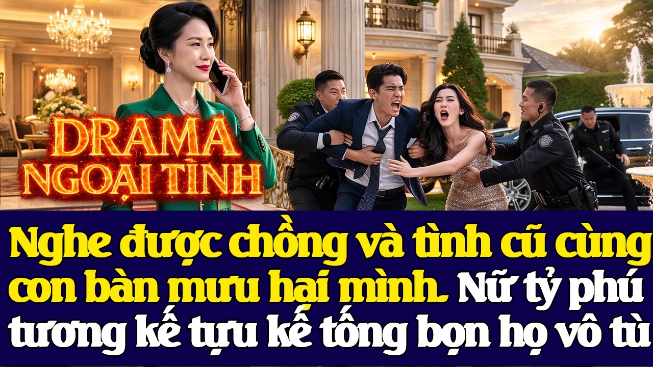 Nghe được chồng, tình cũ và con bàn m.ưu hại mình. Nữ tỷ phú tương kế tựu kế tống bọn họ vô t.ù