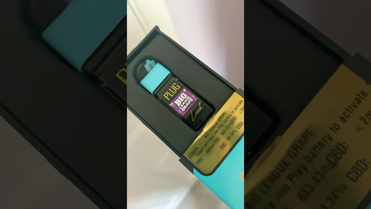 Big League Grape PlugPlay! #plugplay #plug #bigleague #grape #livest #special #new #exotic #gas #pod
