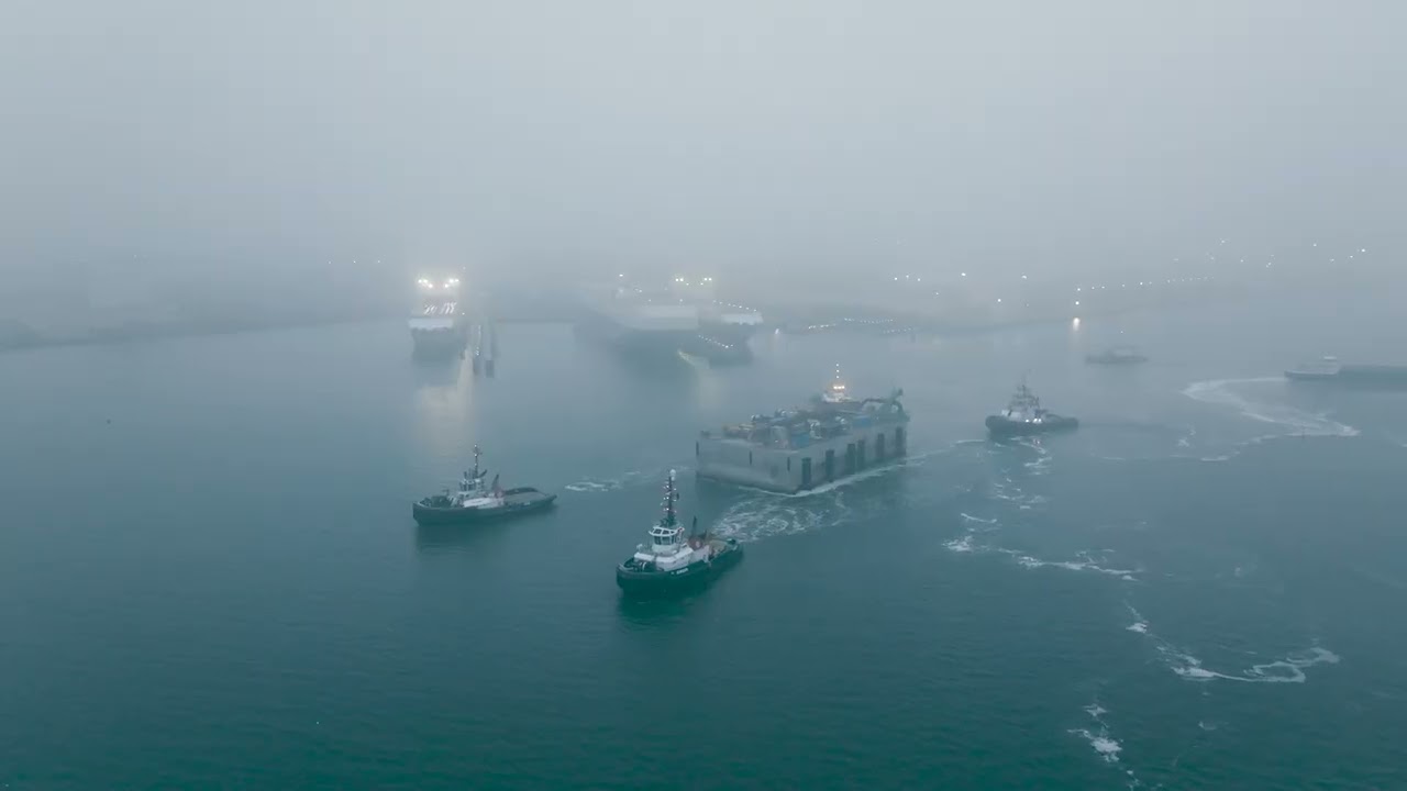 TM EDISON 1st caisson to sea