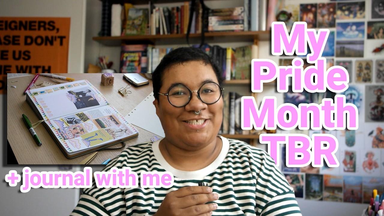 My Pride Month TBR 🌈📚 | 8 Queer Books for June + Journal With Me