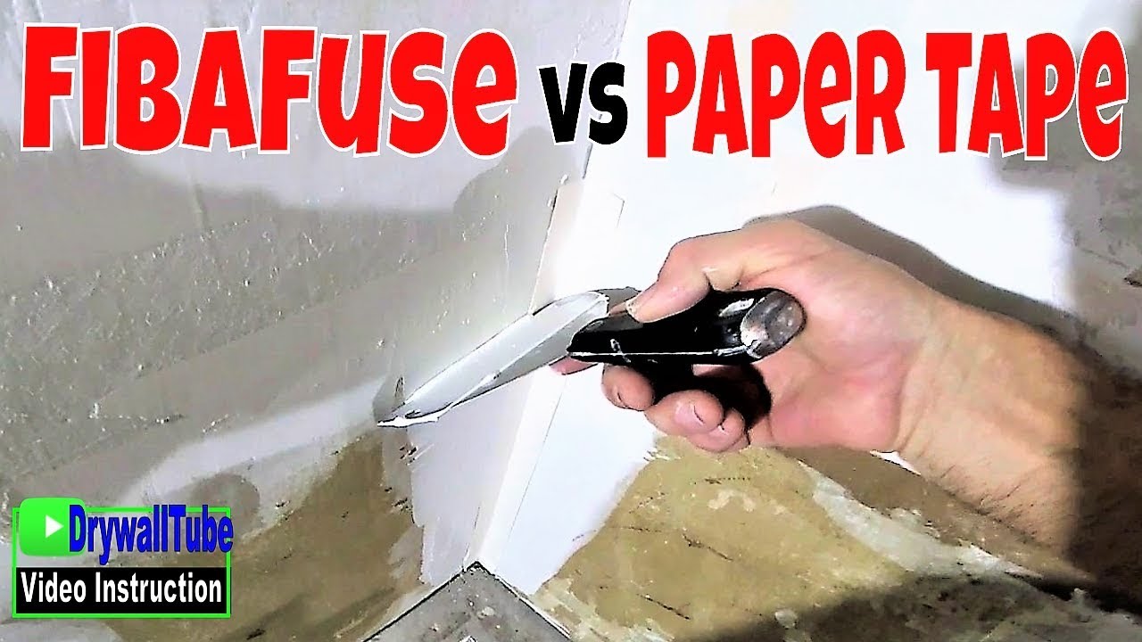 Why I use FibaFuse Drywall Tape for Repairs vs Paper Tape for Corners