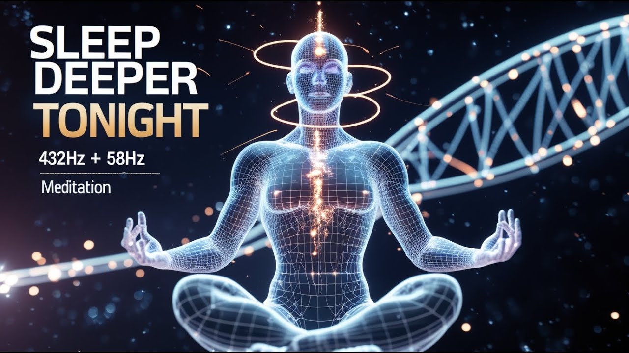 Healing Tunęs ! 432Hz + 528Hz | Total Body Renewal During Sleep  stress relief music