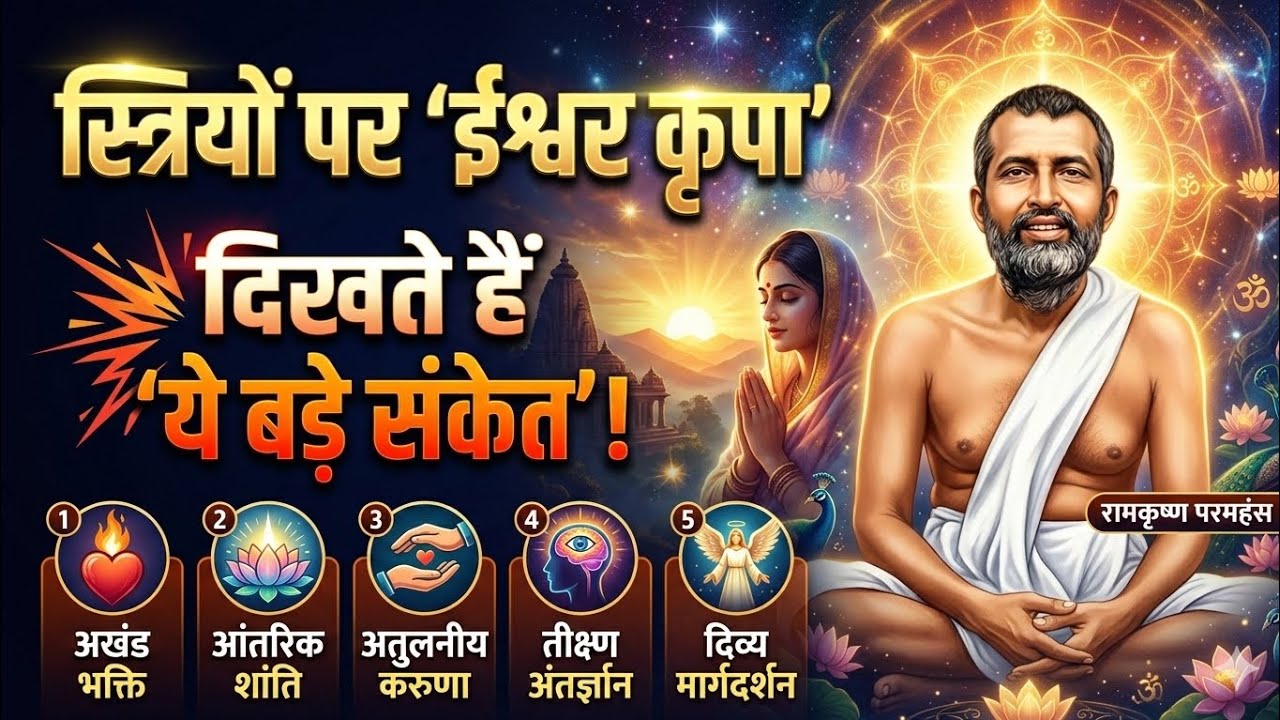 जब भगवान किसी स्त्री पर करते हैं विशेष कृपा, तो दिखते हैं ये संकेत! | रामकृष्ण परमहंस