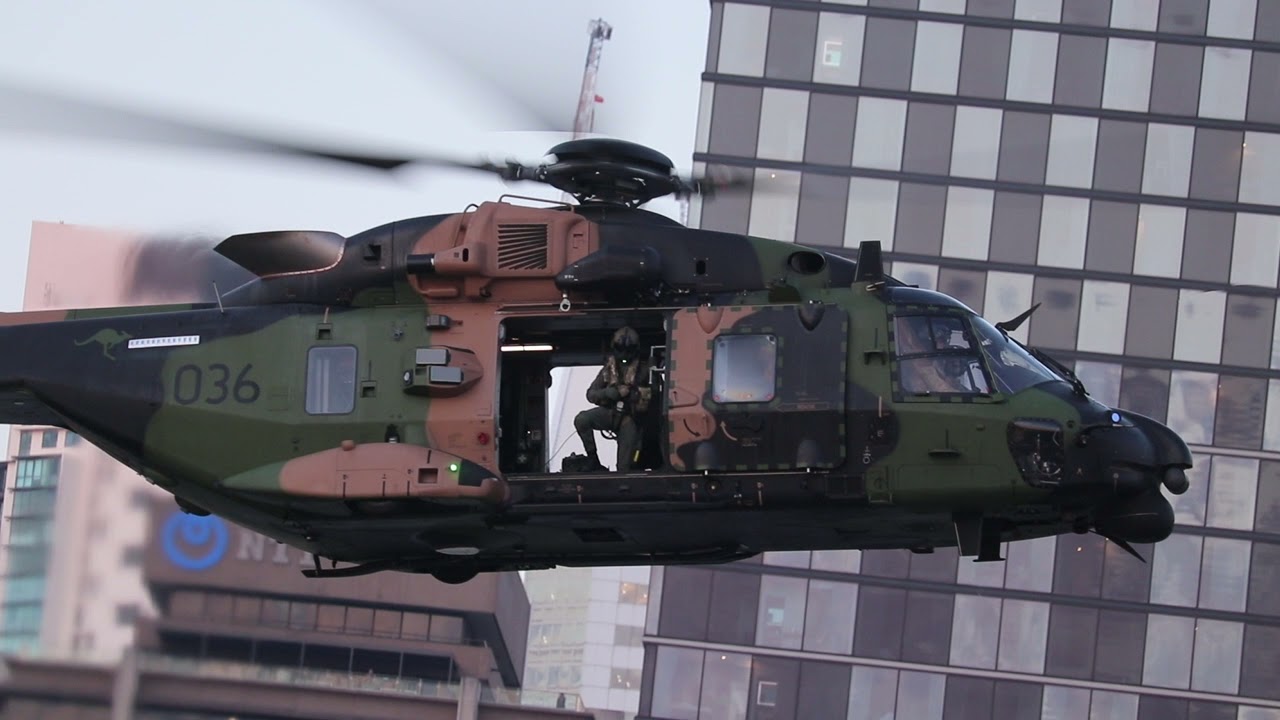 Australian Army Helicopters - Brisbane Riverfire 2021 - Part Two