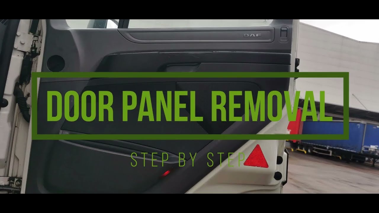 DAF CF460 euro 6 door panel removal