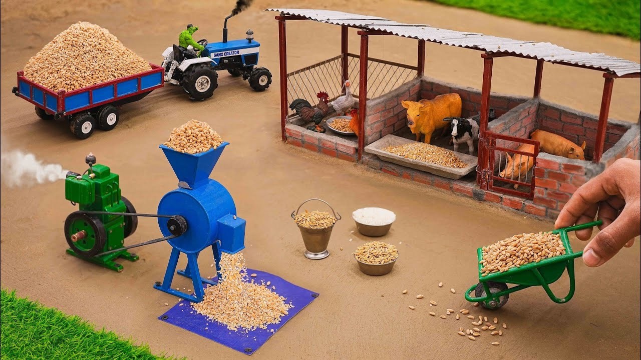 diy diorama making mini motor water pump science project  | how to make | @sanocreator