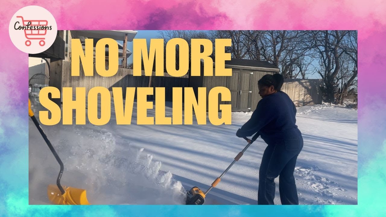 Easy Snow Removal for People Who Struggle Shoveling Cordless Snow Shovel