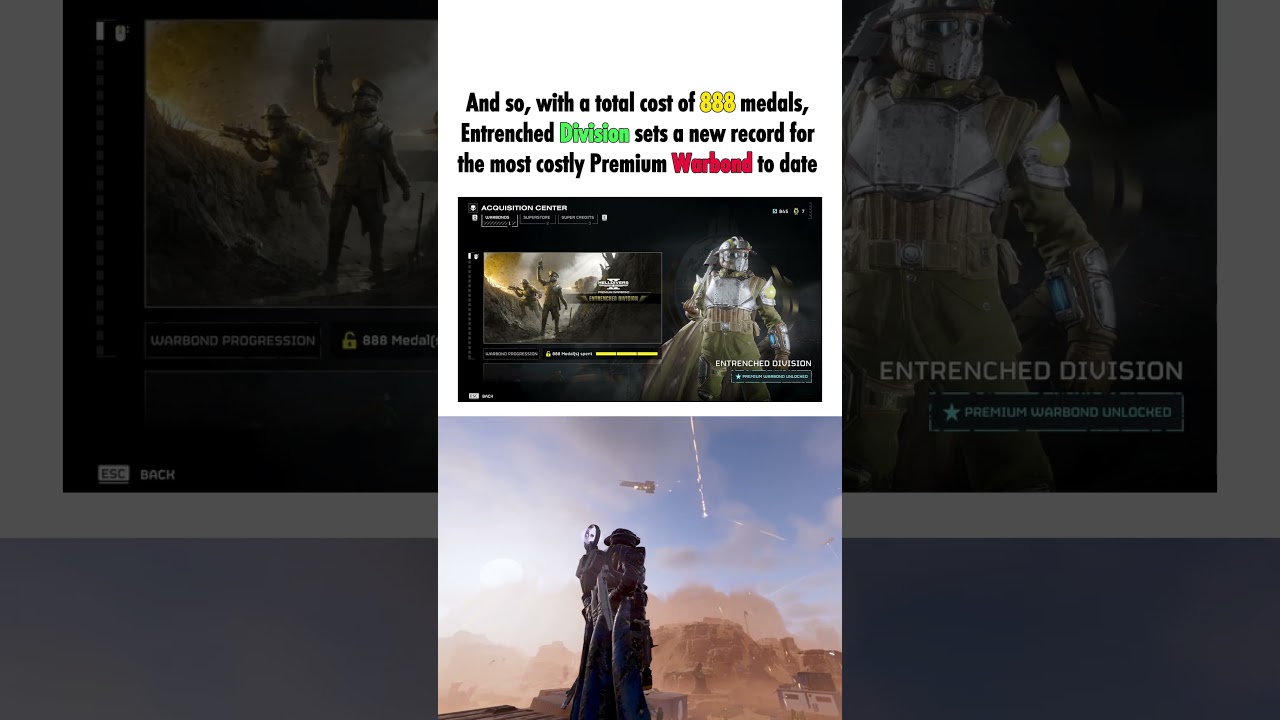 Entrenched Division sets a new record for the most costly Warbond - Helldivers 2