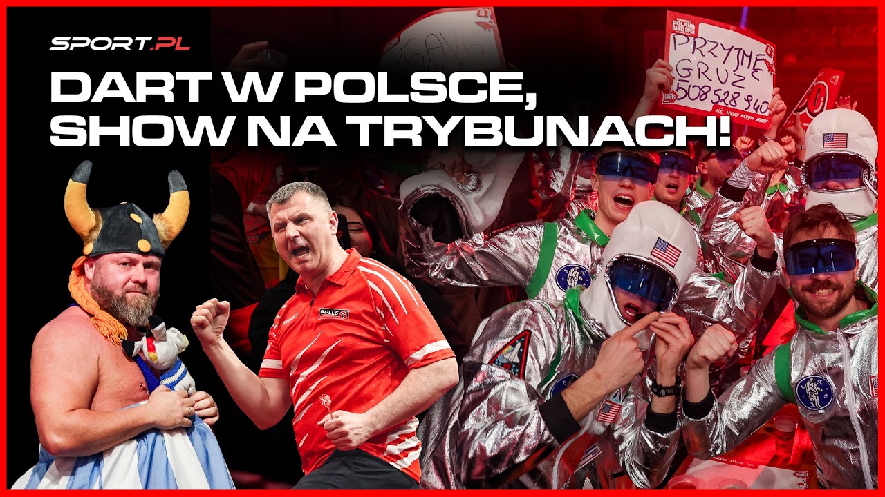 Jak wyglądał Poland Darts Open? Papież, Mario i Obeliks na trybunach!